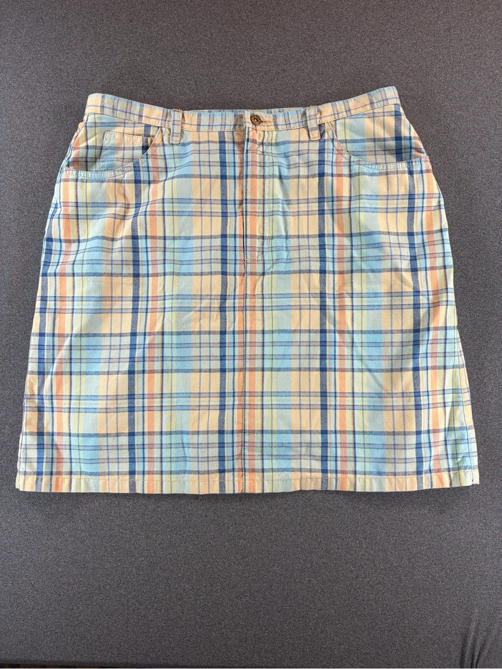 Vintage Liz Claiborne Pencil Skirt Size 14 Y2K Plaid Preppy Coastal Prep Y2K VTG